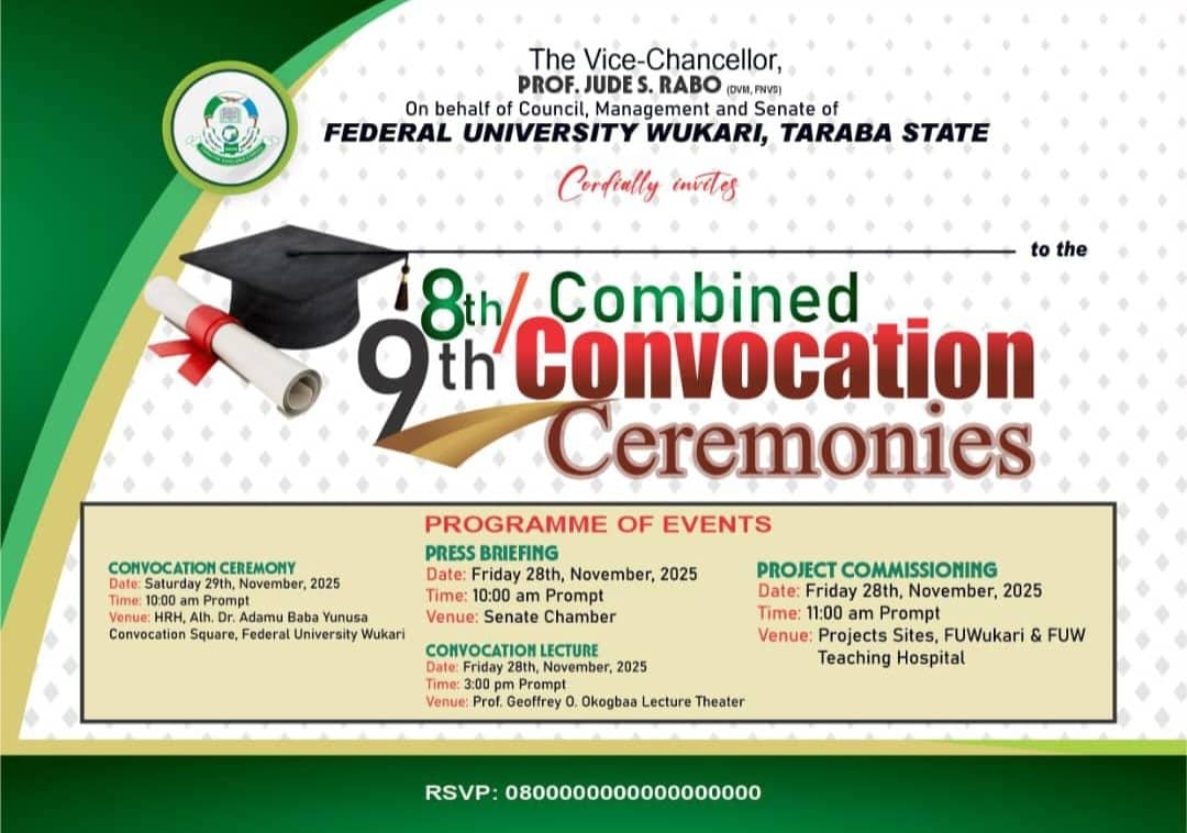 FUW Convocation Ceremony