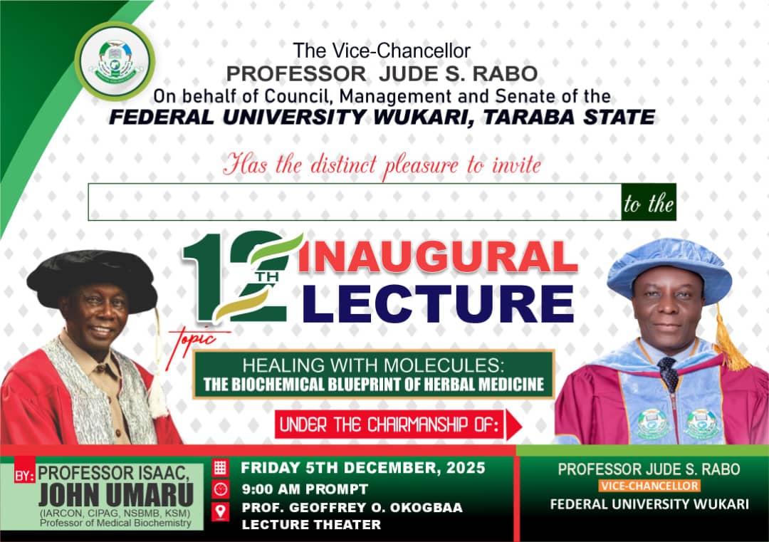 12th Inaugural Lecture