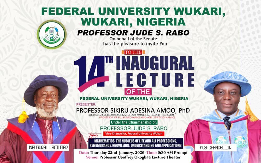 Professor Sikiru Adesina Amoo Inaugural Lecture